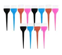 Générique Kit de 12 Pinceaux pour Teinture de Cheveux Poils Flexibles en Nylon et Corps Abs, Application Uniforme, pour Coloration DIY à Domicile