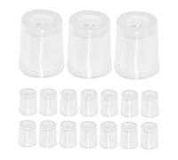 Générique Kit de 20 Têtes de Vaporisateur Multifonctionnelles en Plastique Blanc pour Flacons de Parfum Rechargeables, Voyage Maquillage