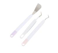 Générique Kit de 3 Outils de Désherbage de Vinyle en Acier Inoxydable Outils de Sculpture de Précision pour Loisirs Créatifs Fabrication Artisanale Adaptés au Lettrage Scrapbooking et