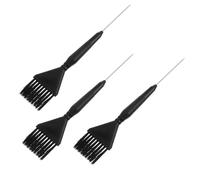 Générique Kit de 3 Pinceaux pour Coloration Capillaire Brosses Poils Uniformes et Poignée Ergonomique Accessoires Professionnels pour Salon de Coiffure et Usage Maison Couleur Aléatoire