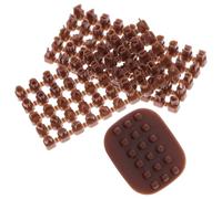 Générique Kit de 3 Tampons en Plastique pour Pâte Polymère sans Bavure, Facile à Utiliser, pour DIY et Impression Lettres Alphabet sur Biscuits