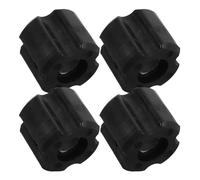 Générique Kit de 4 Bagues de Roulement Noir en Pe pour Tondeuses et Outils de Jardin, Compatible Tubes Aluminium 26mm et 28mm, Installation Facile