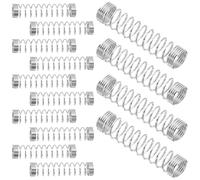 Générique Kit de 50 Petits Ressorts de Compression en Acier Inoxydable pour Stylo à Bille Diamètre Fil 04 MM X 45 MM X 18 MM Ressorts Métalliques de Rechange pour Bureau École et Usage