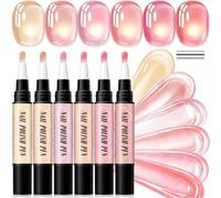 Générique Kit De 6 Stylos Gel œIl De Chat Pastel Sans Lampe Uv