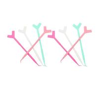 Générique Kit de 60 Outils et Extension des Cils en Plastique pour Rehaussement et Greffe de Cils, Bâtonnets Y Pratiques Couleur Aléatoire pour Maquillage à Usage