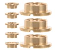 Générique Kit de 8 Écrous Installation Facile en Métal Design Fraisée pour Mécanisme D'horloge à Quartz pour Réparation et Fabrication D'horloge Murale