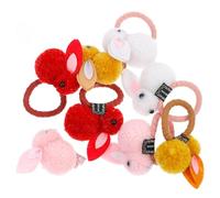 Générique Kit de 8 Pinces à Cheveux Lapin en Peluche pour Garçon et Filles Oreilles de Lapin, Fixant Chignon, Accessoire Cheveux Fille pour Routine Quotidienne ou Fête de Pâques