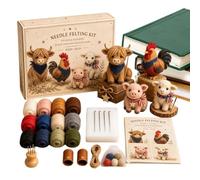Générique Kit de animalier en feutrine créatures en tissu à