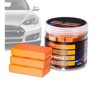 Générique Kit de Barre d'argile pour Détail Automobile - Détachant en 3 Pièces | Barre d'argile Automobile,pour Le Nettoyage de la Poudre de Fer Le Lavage des Vitres Les Véhicules et Les Camions