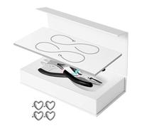 Générique Kit de Bracelet Permanent pour Couples - Cadeau Portable - Mode, Décontracté, Classique - Création de Bracelets pour Couples - Bijoux D'été pour F, 1 Paire d'argent