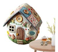 Générique Kit De Bricolage En Feutre Pour Œufs - Kit DIY Maison D'Oeuf En Feutrine | Décoration De Pâques Brodée À La Main - Ķit Créatif Avec Matériaux Et Instructions Pour Et Adultes, Débutan