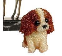 Générique Kit De Broderie À Perles | Kit de Perles 3D pour Chien Facile pour Débutants | Accessoires Complets pour Projets Créatifs Maison Ados Filles Femmes