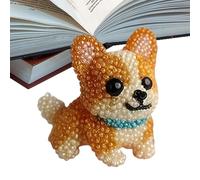 Générique Kit de Broderie de Perles | Kit de Broderie de Perles 3D Chiens pour Débutants - Accessoires Complets de Art Ornemental pour Adultes et