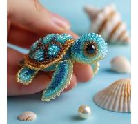 Générique Kit De Broderie De Perles Pieuvre,Kit De Broderie PerléE pour DéButants avec Notice en Couleur éTape par éTape pour Les Amateurs De Loisirs CréAtifs,Kit De Broderie Animaux Marins.,B
