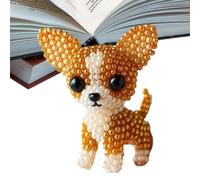 Générique Kit de Broderie de Perles | Set De Broderie 3D Forme Animale Chien | Accessoires Complets Artisanat Pour Création Décorative Activité Pluvieuse Atelier Maison