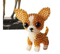 Générique Kit de Broderie de Perles | Set De Broderie 3D Forme Animale Chien | Accessoires de Création avec Fils pour Amateurs de Animaux Femmes Filles Adultes