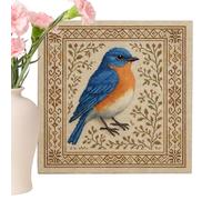 Générique Kit de broderie - Kit de point de, kits de de colibri avec motif floral | Ensemble de de broderie pour débutants, adultes, loisirs créatifs, maison de vacances, famille