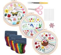 Générique Kit de broderie, Kit d'entraînement sur les points de broderie de