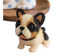 Générique Kit de Broderie Perles Chien | Set De Broderie 3D Forme Animale Chien | Accessoires Complets de Art Ornemental pour Adultes et