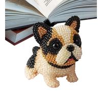 Générique Kit de Broderie Perles, Set de Broderie Perles Chien en 3D, Accessoires Complets de Art Ornemental pour Adultes et