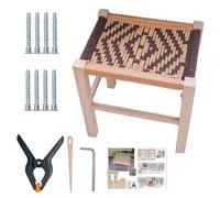 Générique Kit De Cadre De Repose-pieds Inachevé - Multifonctionnel Pour Débutants, Projet De Meubles En Bois, Tabouret Repose-pieds En Tissage | Cadre De Banc En Bois Brut, Bricolage, Fabrication, Con