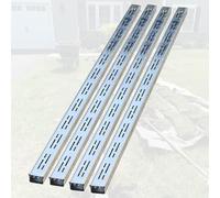 Générique Kit de caniveau Mince de 39 Pouces pour extérieur, Lot de 4 caniveaux de Drainage discrets, Petit caniveau étroit de Style français pour Cour, Gazebo, Cuisine, Magasin, Sol en béto