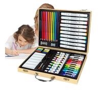 Générique Kit De Coloriage Pour | Coffret De Pastels À L'huile Et Crayons De Couleur | Couleurs Vibrantes, Matériel Créatif Éducatif Pour Cours D'art, Voyage Et Loisirs