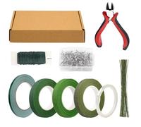 Générique Kit de Composition Florale,Outils pour Fleurs | Ensemble d'Outils et Fournitures pour Enveloppes Créatives de Tiges de Fleurs Artisanat Projets de Mariage et Corsages pour