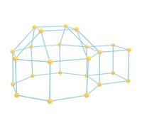 Générique Kit de Construction de Fort pour Enfants 72 pcs,Jeux d'assemblage,1.45KG-93269