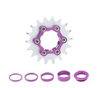 Générique Kit de Conversion Cassette à Vitesse, pignon vélo Roue Libre for VTT 13T 14T 16T 17T 18T(18T Purple)