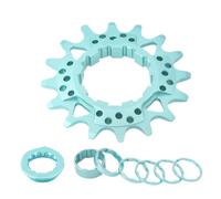 Générique Kit de Conversion Cassette à Vitesse, pignon vélo Roue Libre for VTT 13T 14T 16T 17T 18T(Green 16T)