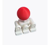 Générique Kit de Conversion de Joystick Imprimé en 3D DIY pour Clavier Mécanique-Ensemble de Capuchons de Touches de Contrôleur de Jeu WASD à 4 Voies, Levier de Jeu de Style Arcade (Blanc)