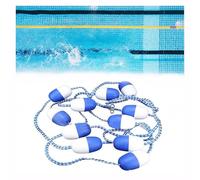 Générique Kit De Corde Flottante for Marqueurs De Voies De Piscine, Séparateur De Corde Flottante À Visibilité Efficace, Bouée De Séparation Pré-assemblée avec Crochets(15m/49.2ft)