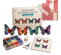 Générique Kit De Création D'Animaux En Perles,3D Mignon 4 Pièces Avec Notice D'Instructions,Kit Création Animaux En Perles | Pour Débutants Et Professionnels, Table De Chevet, Bibliothèque Et Vitrine