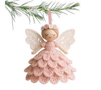 Générique Kit de Crochet - Ornement Ange avec Instructions,Kit Complet de au Crochet pour Adultes | Pour Femmes, Adolescents, Amateurs d'Artisanat, Créations pour Maison et