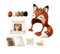 Générique Kit De Crochet Pour Bonnet Débutant Tissage D'Chapeaux Animaux