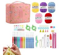 Générique Kit de Crochet pour Débutants - Set de Création Manuelle | Kit de Tricot Artisanal | Pour Enseignants Arts Cadeau Fêtes Activités Groupe Décorateurs Maison Réunions Familiales
