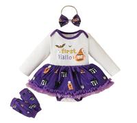 Générique Kit de Déguisement Halloween pour Filles,Enfant Deguisement Médiévale DéContracté Robe Midi Bal la Renaissance Soirée Fille Anniversaire Fête Costume Carnaval, Cosplay