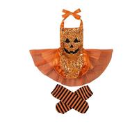 Générique Kit de Déguisement Halloween pour Filles Enfant Deguisement Médiévale DéContracté Robe Midi Anniversaire Costume Vampire avec sanglante Fêtes, Anniversaires, 2-10 Ans