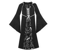 Générique Kit de Déguisement Halloween pour Filles,Vêtements Carnaval Cosplay Costumes d'halloween et Robes FêTe Deguisement Fille Fantaisie Fêtes, Anniversaires, 2-10 Ans