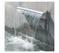 Générique Kit de déversoir de Cascade avec Tuyau ondulé pour extérieur, déversoir de Cascade extérieur à Fixation en F de 157 cm (62 Pouces), Fontaine de Piscine, Dispositif de trop-Plein pour Bassin