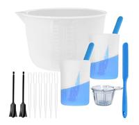 Générique Kit de doseurs pour résine Bec verseur, Graduations, Gants Inclus | de mélange résine époxy avec pipettes Débutants et Passionnés Création Bijoux Projets Maison