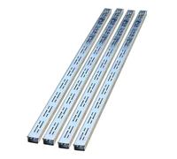 Générique Kit de Drainage extérieur à Canal Mince 99 cm, Lot de 4 tranchées Drainage à Profil Bas, Petite Fosse étroite for Jardin, Gazebo(100 * 10 * 4cm)