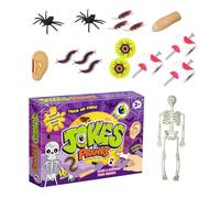 Générique Kit de Farces et Blagues,Trucs de Gag et Canular Hilarants - Jouets pour Blagues et Canulars,pour Halloween, Noël, Anniversaire, École, Bureau, Voyage, Classe, Dortoir