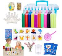 Générique Kit De Gel d'eau - 10pcs Fun Magic Elf Toy | Jouet Squishy Doux Jouets Sensoriels Aqua Gel Le Temps Jeu des, Soulagement du Stress Et Les Activités Sensorielles Créatives
