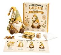 Générique Kit De Gnome Débutant | Fait Main Complet | Kit De Décorations Gnome DIY Pour Adultes | Pour Vacances Anniversaire Pendaison Crémaillère Soirée Maison Cours D'Art Salon Bureau Étagère