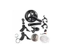 Générique Kit de Groupe vélo Route 2x11 Vitesses | Pédalier avec options de plateaux 50-34T, 52-36T for la mise à niveau du vélo