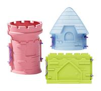 Générique Kit de Jeu de Sable - Moules à Châteaux de Sable pour Jouets de Plage | 3 Pièces Ensemble de Jeu Jouets Interactifs pour Sensoriel Garçons Filles Tout-Petits Extérieur Anniversaire Été