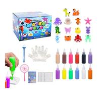 Générique Kit De Jouet Aquatique, Jouets Sensoriels Interactifs Amusants, Créatures Maritimes Amusantes en Gel d'eau, pour Garçons Filles École Classe Maternelle Voyage Salle de Jeux Garderie Fête