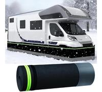 Générique Kit de Jupes Camping-Car isolées sans perçage for l'hiver,Jupe Camping Robuste 80cm Haut avec Fond en Maille Fer,Protection Contre Le Froid caravanes,Camping-Cars Camping-Cars(98.43ft/30m)